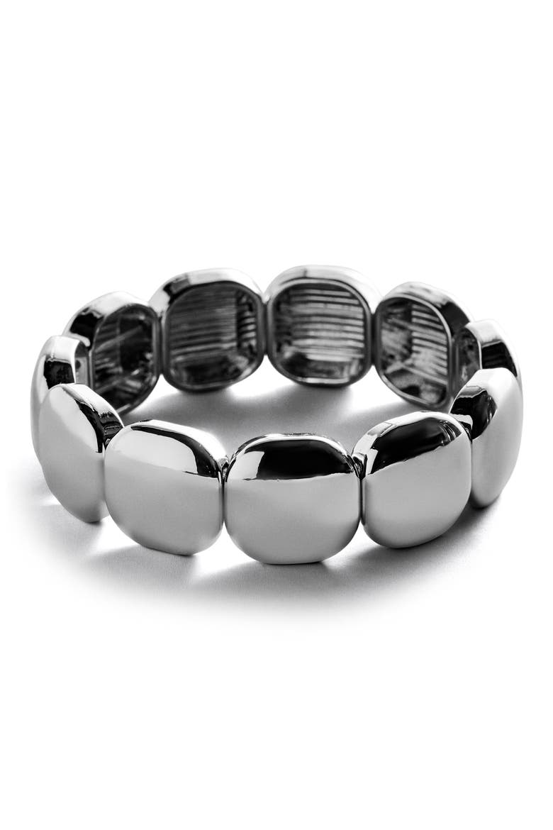 Mira Statement Bracelet, Main, color, SILVER