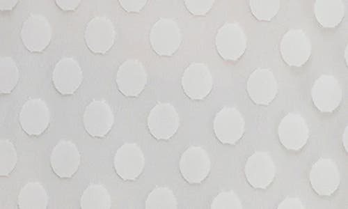 Nina Leonard Polka Dot Long Sleeve Trapeze Dress