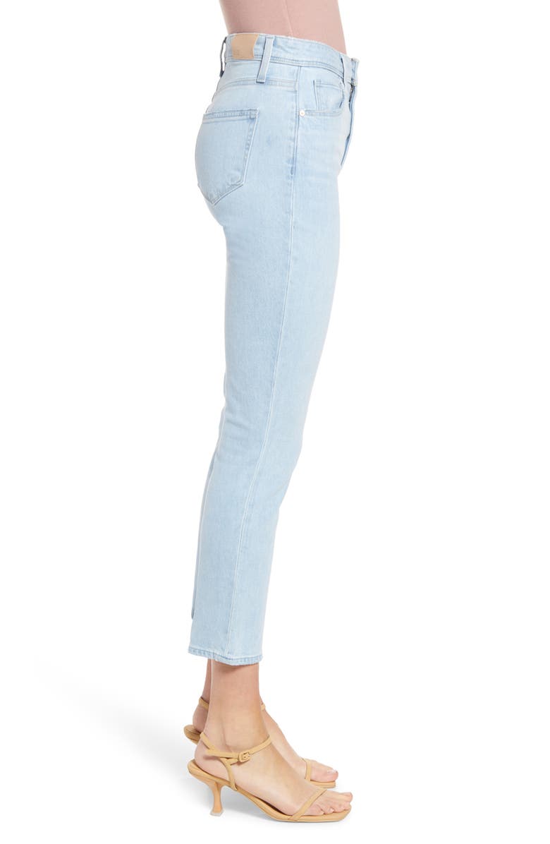 PAIGE Sarah Crop Slim Straight Leg Jeans, Alternate, color, 
