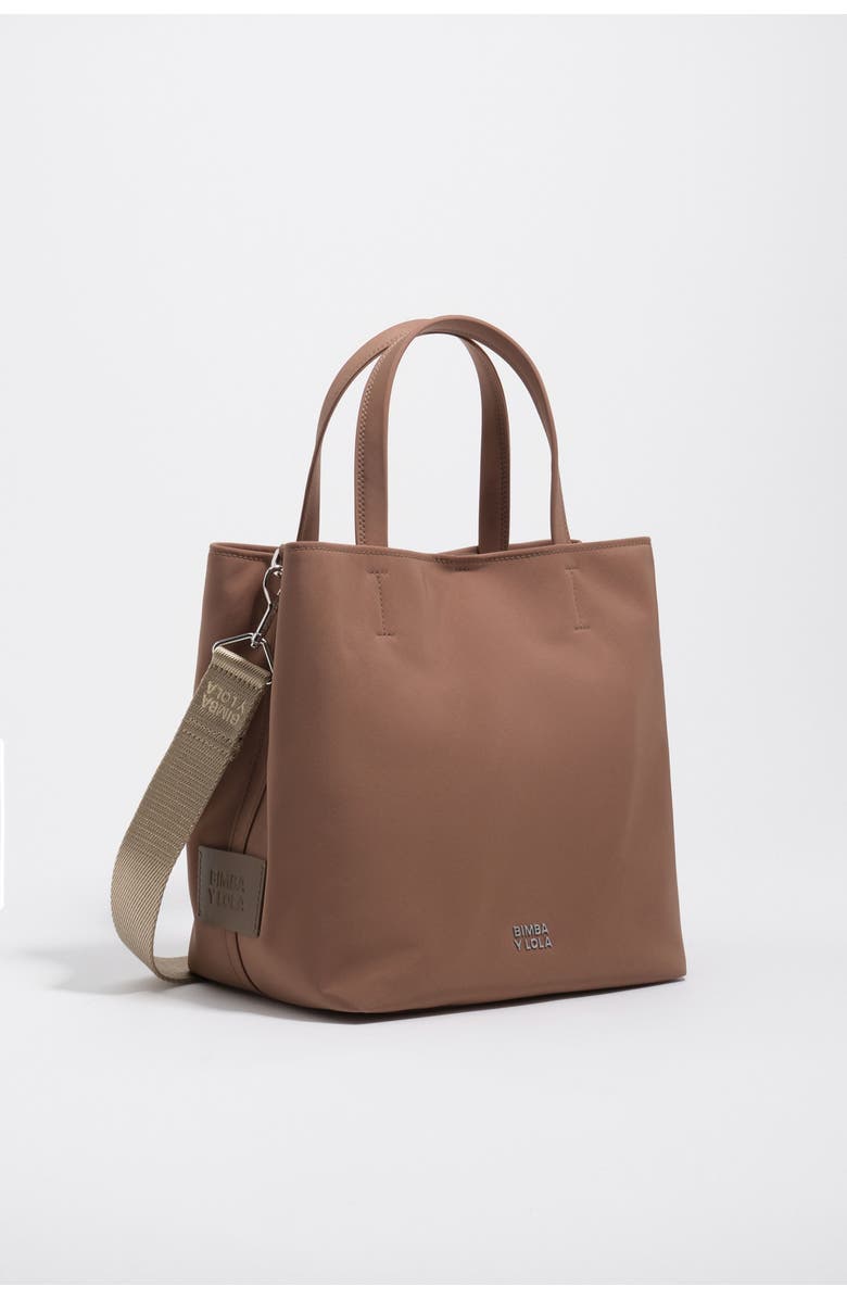 Bimba y Lola Large Fabric Chihuahua Bag, Main, color, Nougat