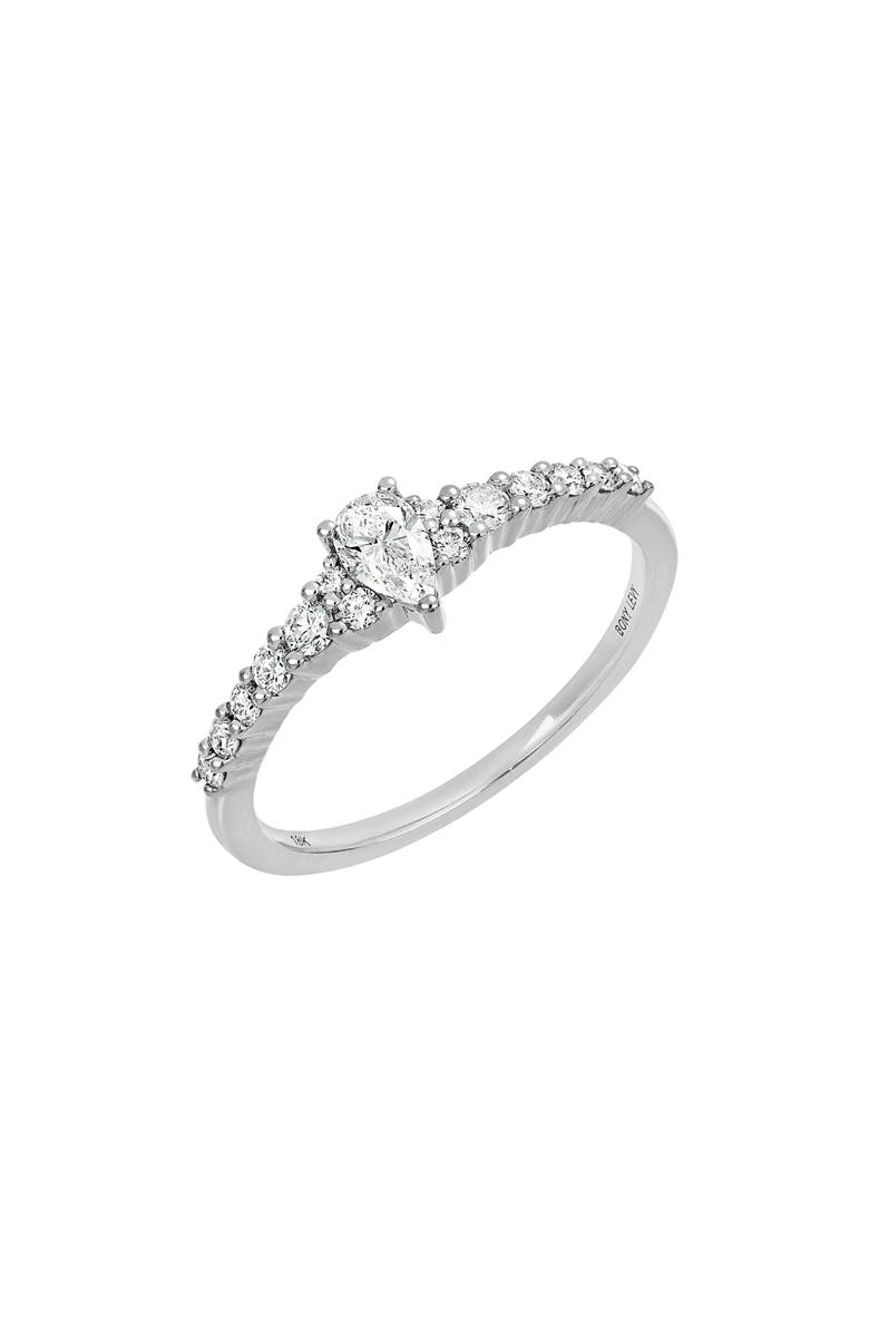 Bony Levy Audrey 18K White Gold Diamond Stackable Ring, Main, color, 
