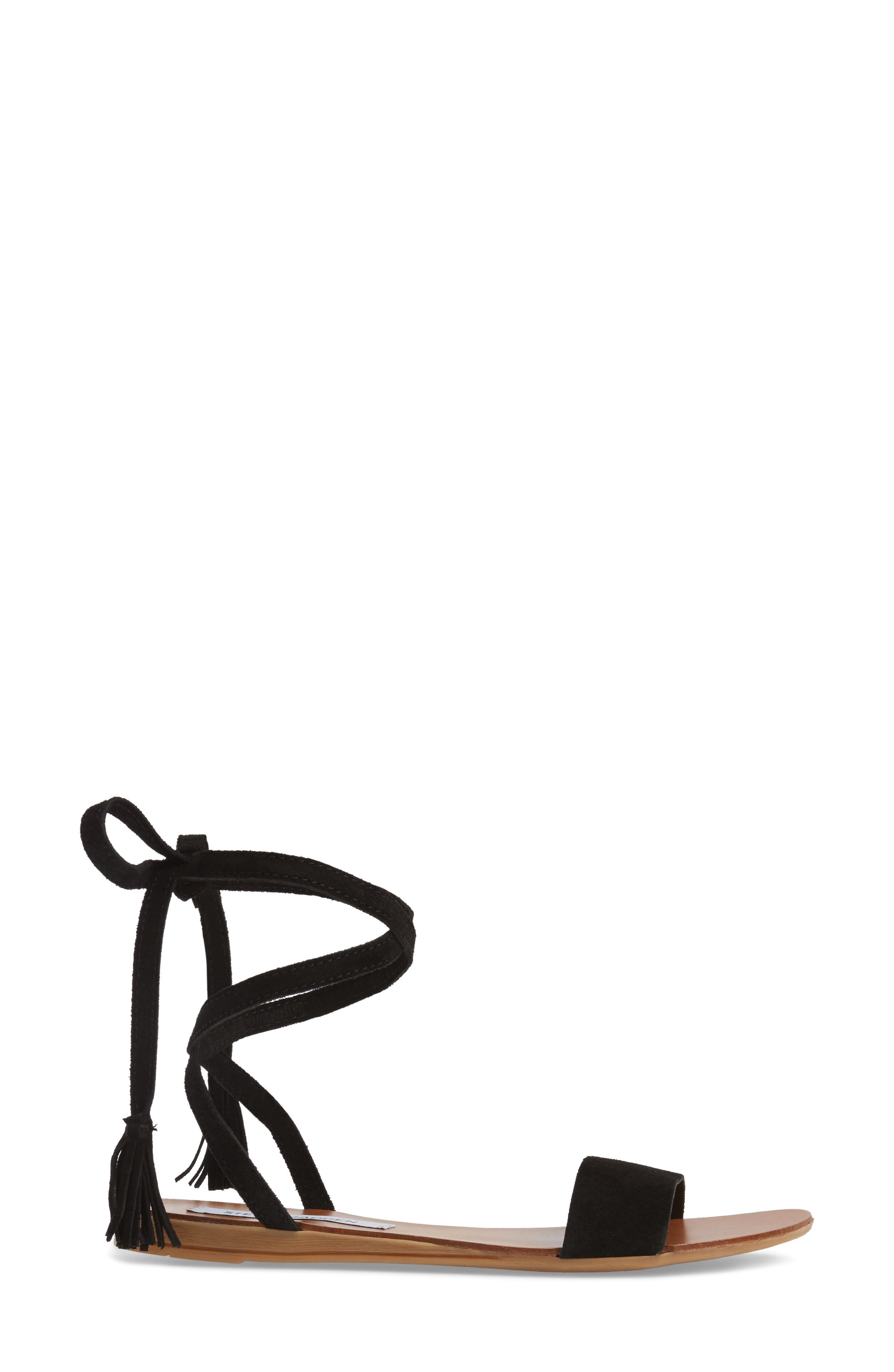 Steve Madden Kapri Wraparound Lace Sandal, Alternate, color, 