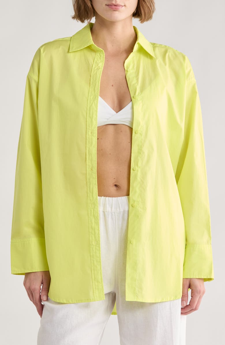 Nia Leon Shirt, Main, color, Lemon