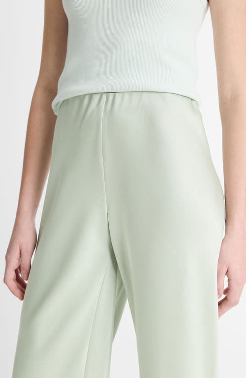 Vince Fluid High Waist Straight Leg Pants In Light Jade Water