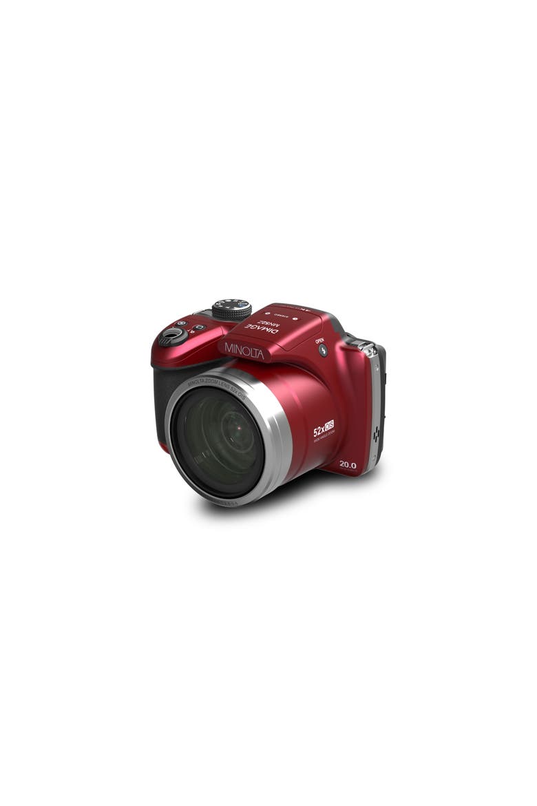 MN52Z 20MP/4K 52X Optical Zoom Bridge Camera, Main, color, Red