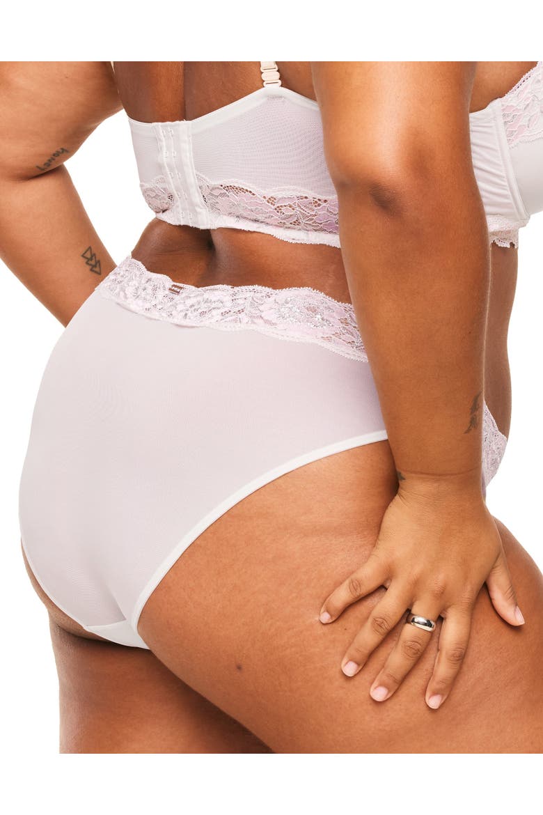 Mavis Bikini Panties, Alternate, color, Floral white