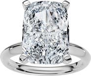 Bliss Diamond Certified 5Ct Cushion Solitaire Diamond Engagement Ring Lab Grown