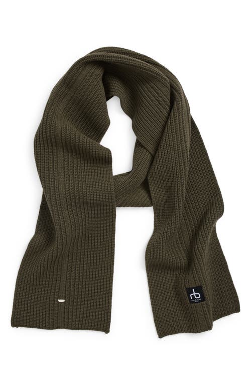 Rag & Bone Evan Wool Scarf In Green