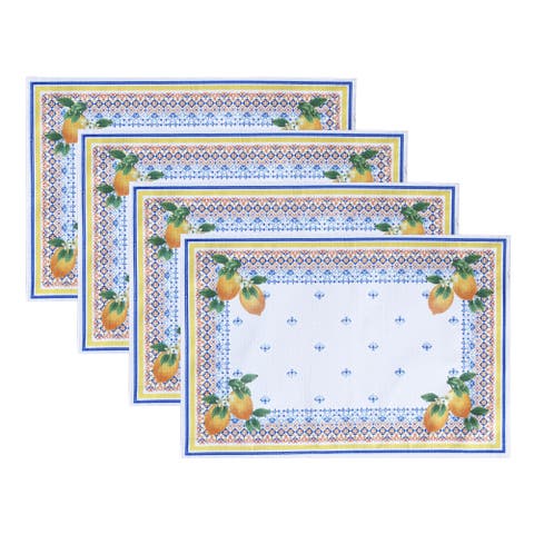 Capri Lemon Placemat Set Of 4