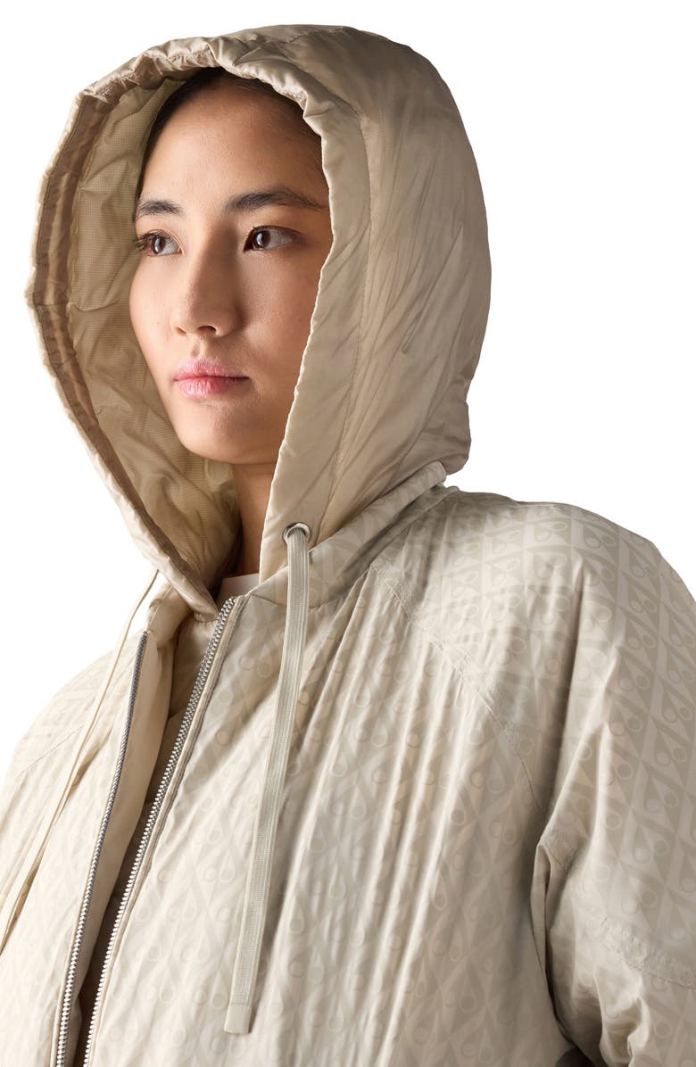 Moose Knuckles Tegan Water Repellent Bomber Jacket with Removable 800 Fill Power Down Puffer Liner, Alternate, color, Alabaster