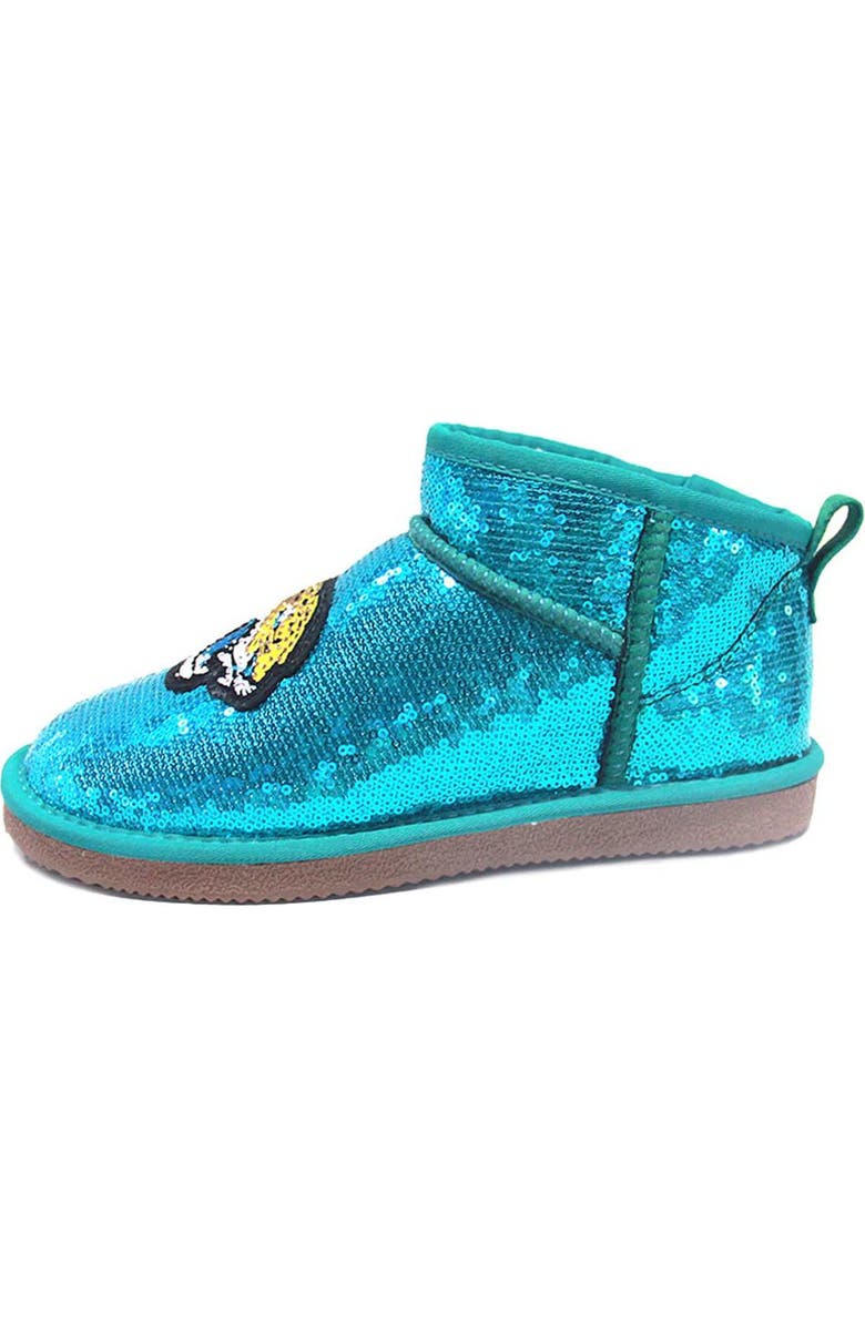 CUCE Women's Cuce Teal Jacksonville Jaguars Sequin Ankle Boots, Alternate, color,