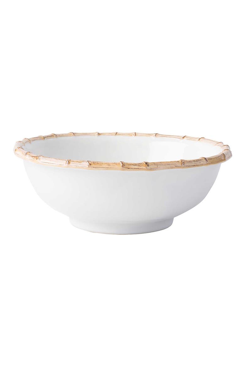 Bamboo Ceramic Serving Bowl, Main, color, BAMBOO/ NATURAL