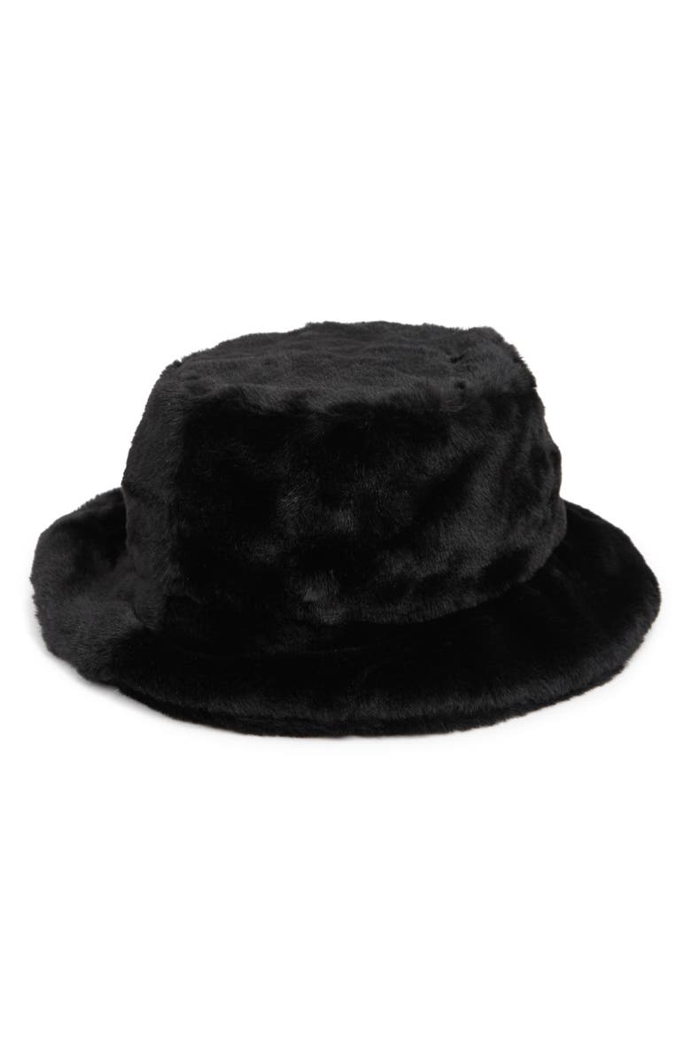 Tasha Furry Bucket Hat, Main, color,