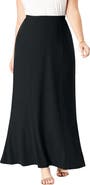Jessica London Stretch Knit Maxi Skirt