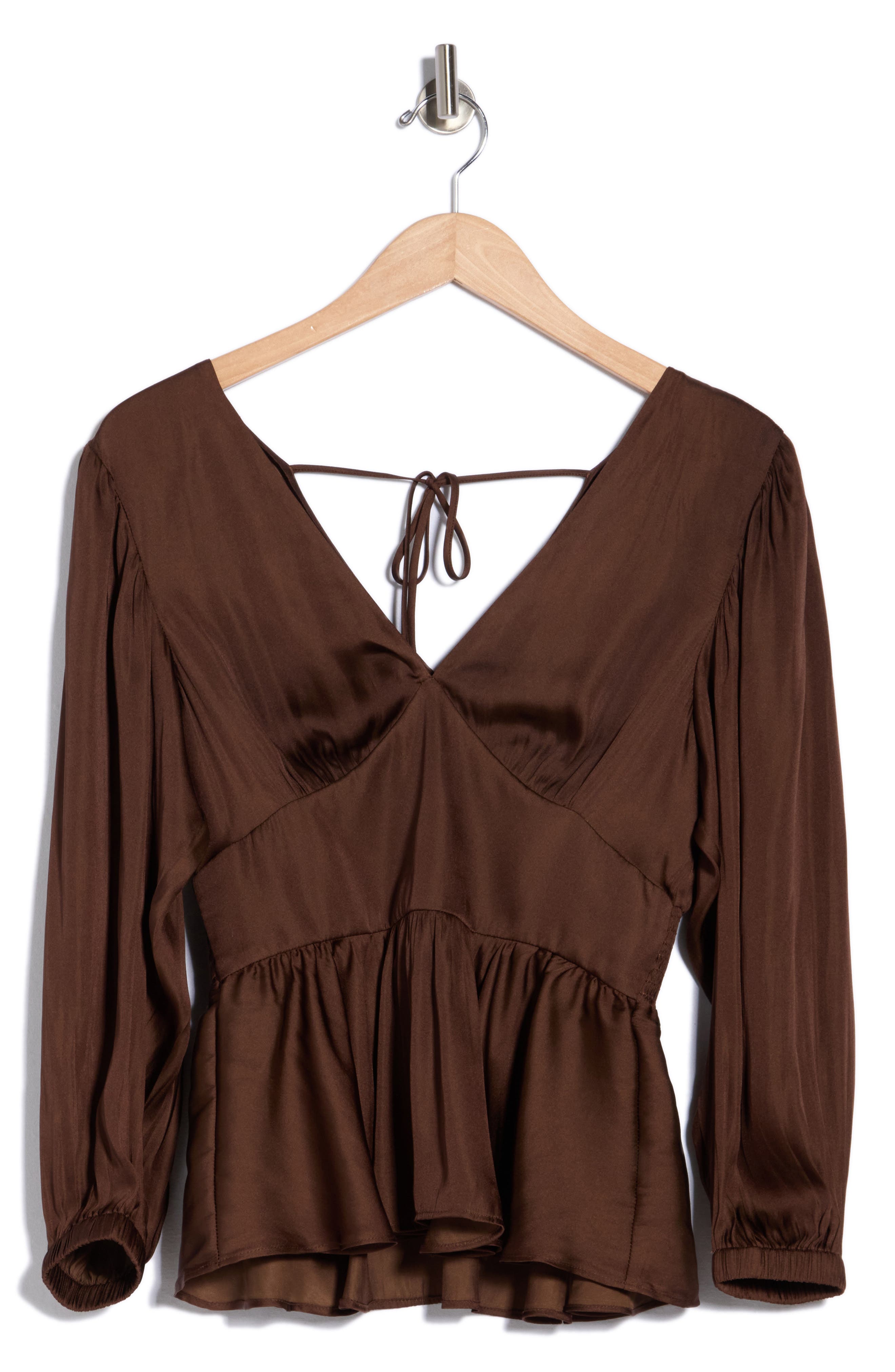 Savannah V-Neck Peplum Top