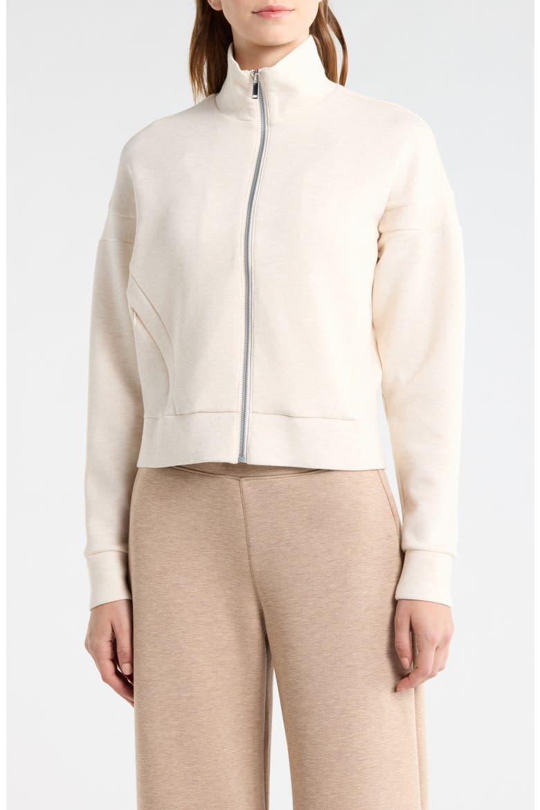 AirEssentials Track Jacket, Alternate, color, OATMEAL HEATHER