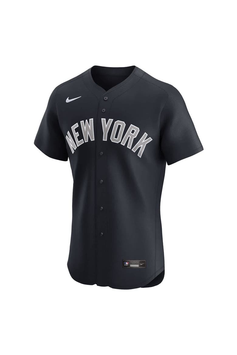Men's Nike Aaron Judge Navy New York Yankees Alternate 1 Elite Player Jersey, Alternate, color, Navy