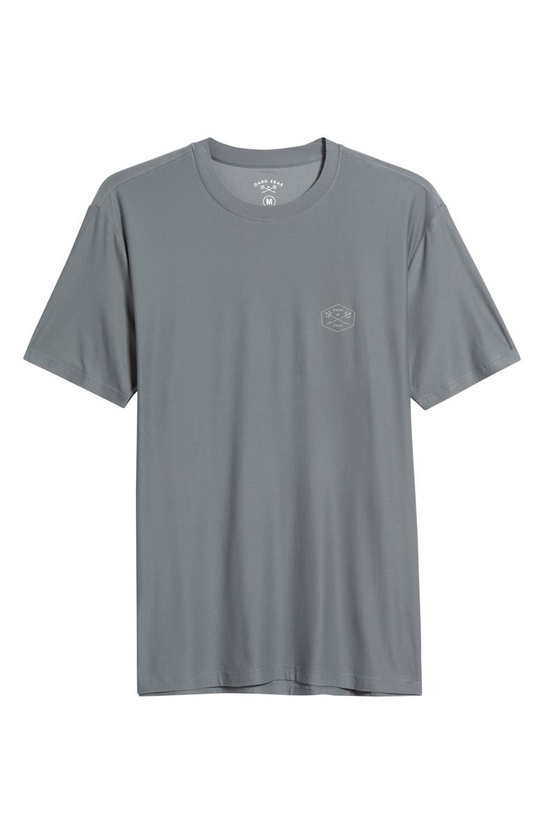 DARK SEAS No Sweat Short Sleeve T-Shirt, Alternate, color, Grey