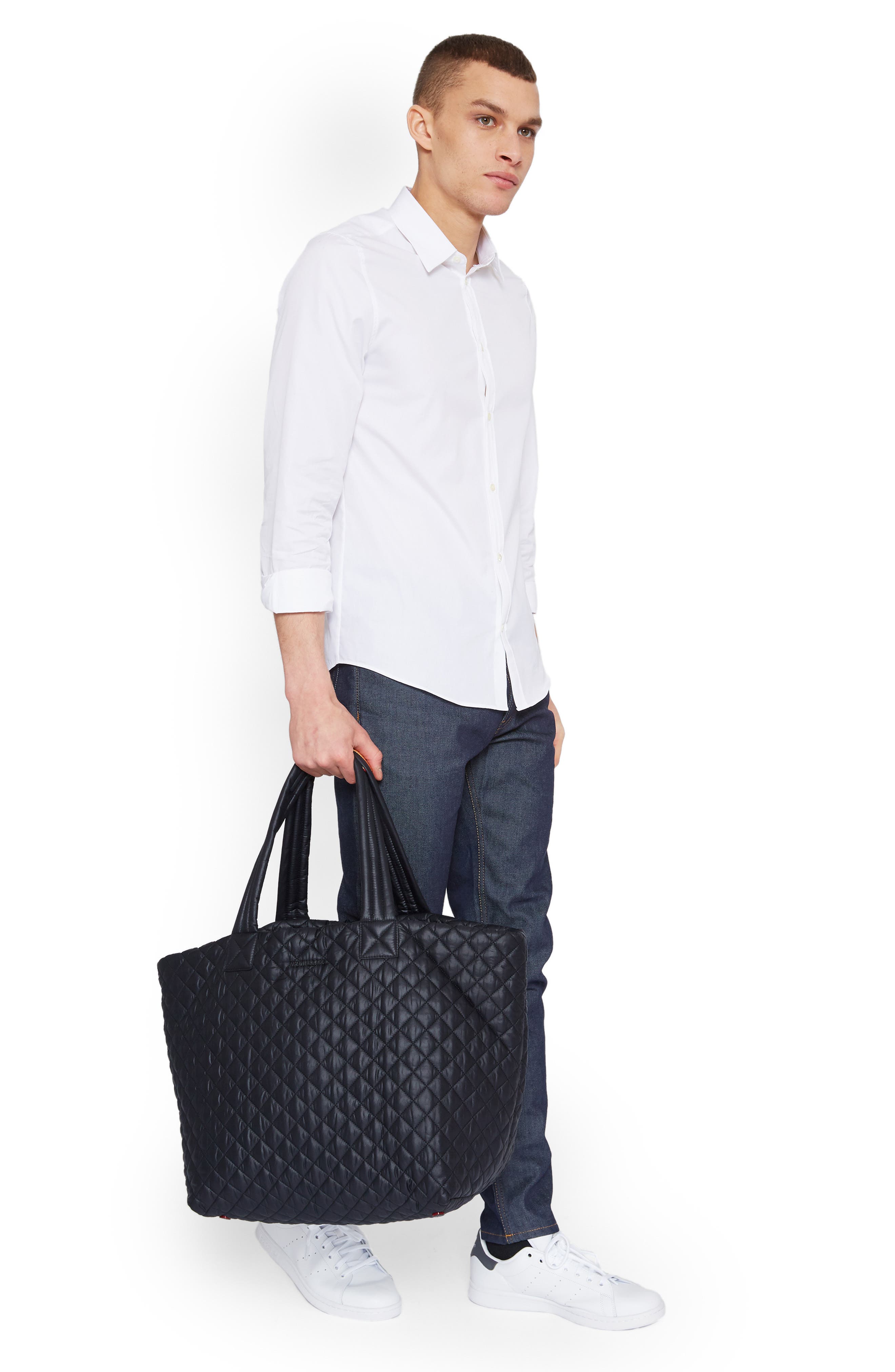 MZ Wallace Large Metro Tote, Alternate, color, Black Oxford