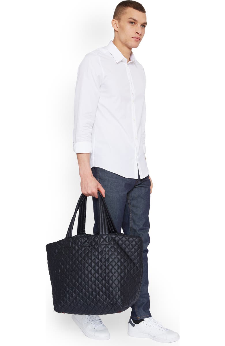 MZ Wallace Large Metro Tote, Alternate, color, Black Oxford