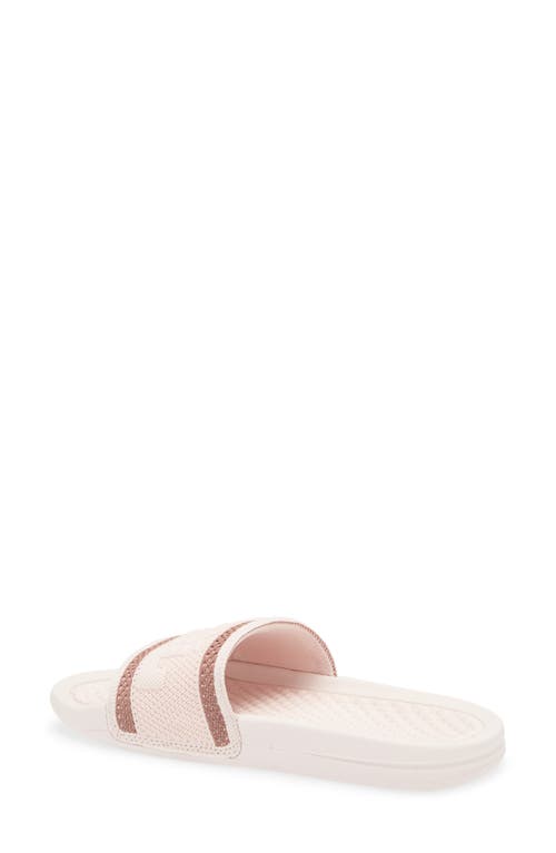 Apl Athletic Propulsion Labs Apl Big Logo Techloom Knit Sport Slide In Sand