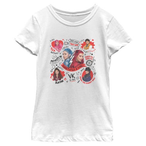 Girl's Descendants Wicked Wonderland Team Once Upon A Time  Graphic T-Shirt