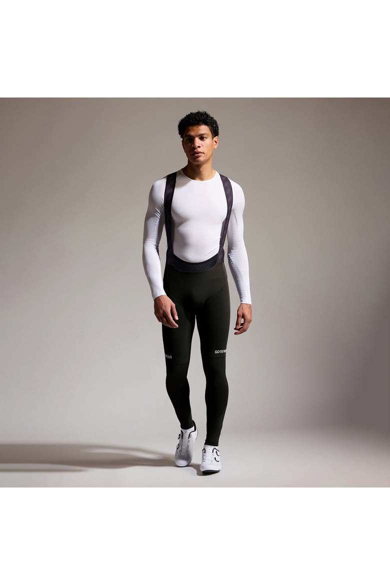 Spinshift Thermo Bib Tights+ - Men's, Alternate, color, Black