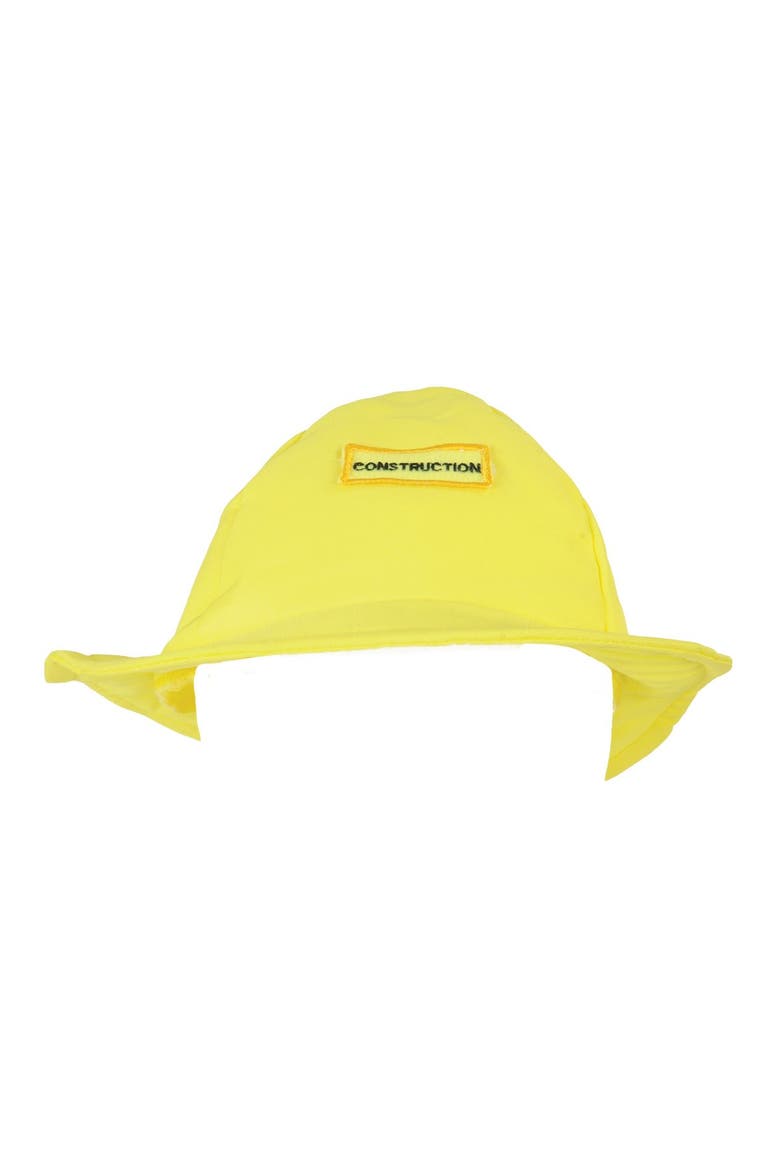 Toddler Construction Worker Vest & Hat, Alternate, color, Yellow