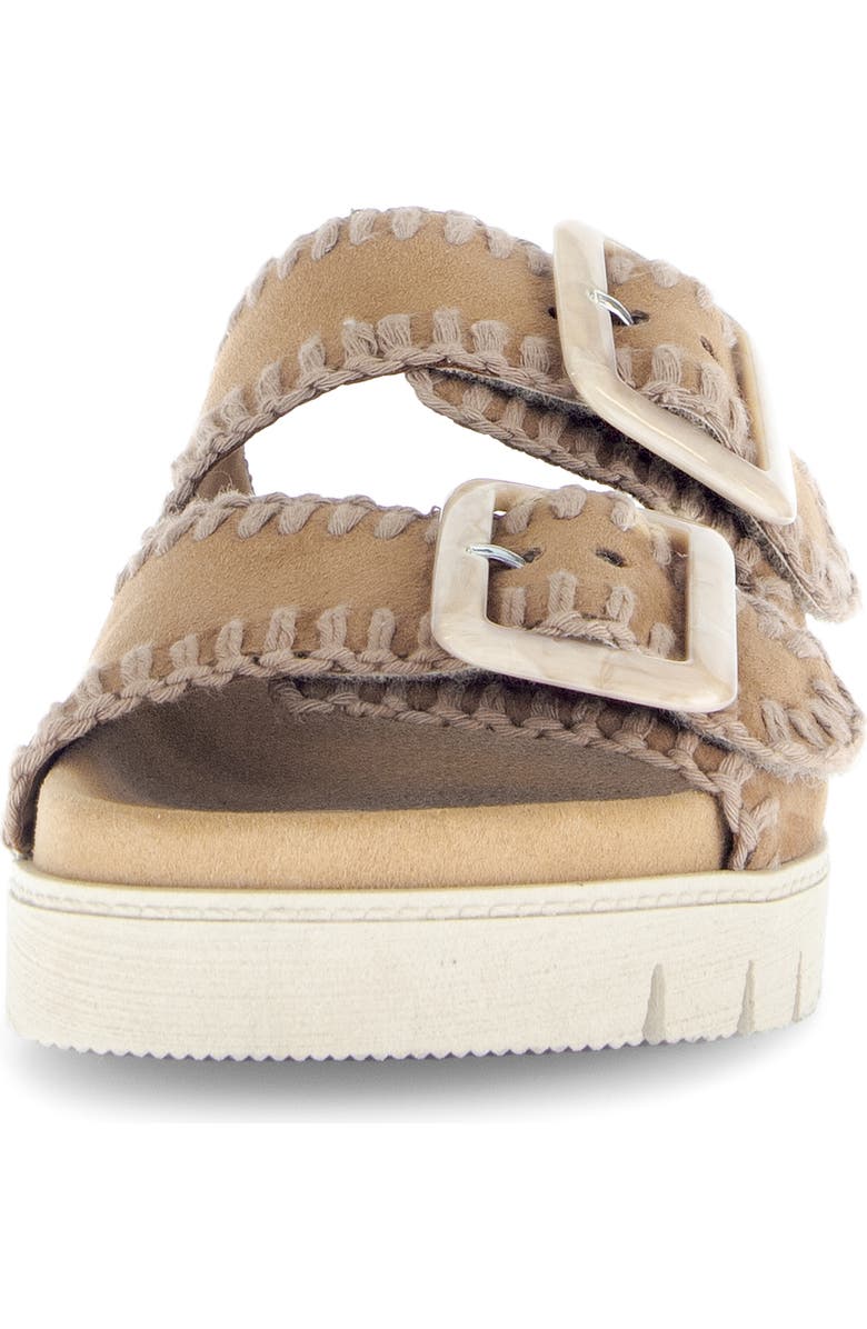 Gabor 63.741 Buckle Slide Sandal, Alternate, color, Walnut