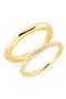 Demi Fine Set of 2 Rings