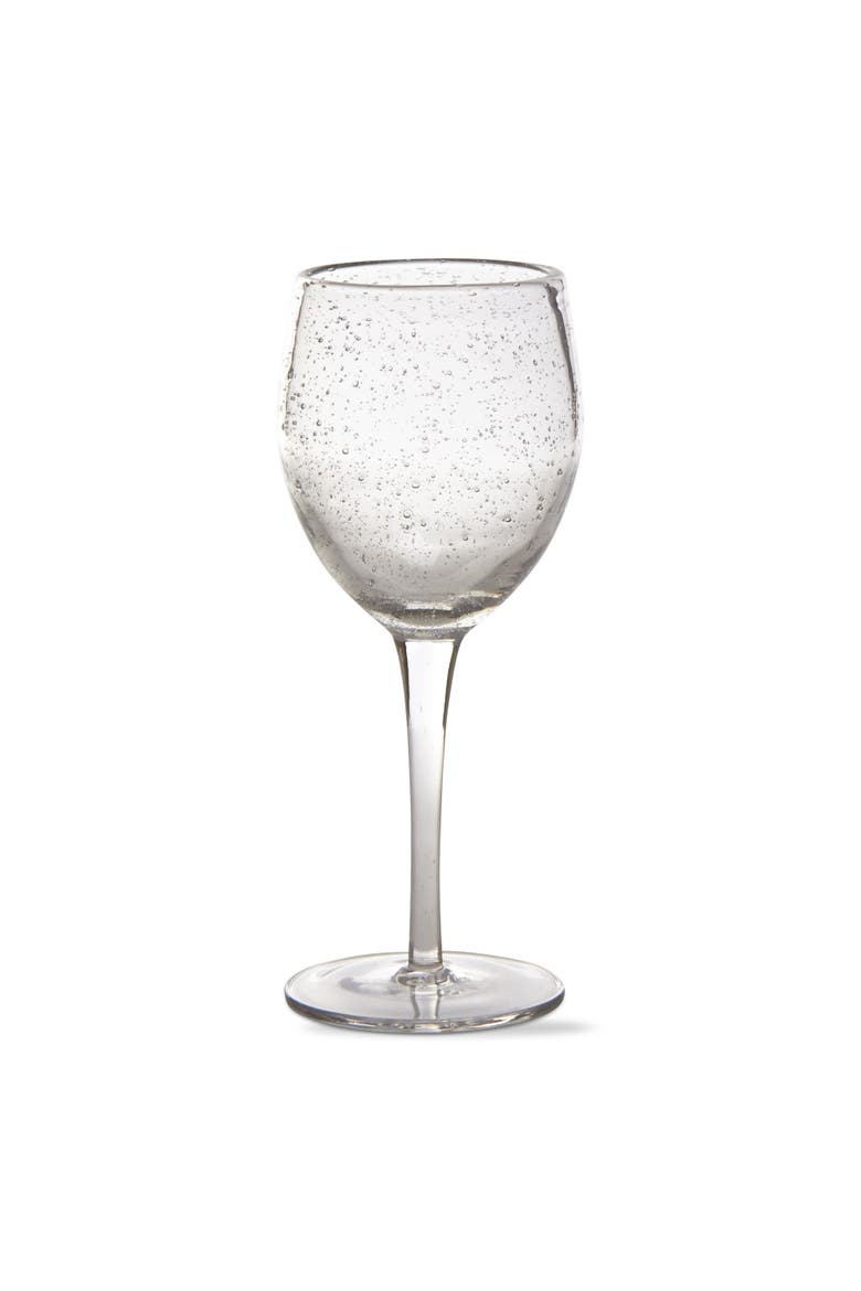 Bubble Tall Wine Glass Clear Drinkware for Everyday Use, Main, color, Clear
