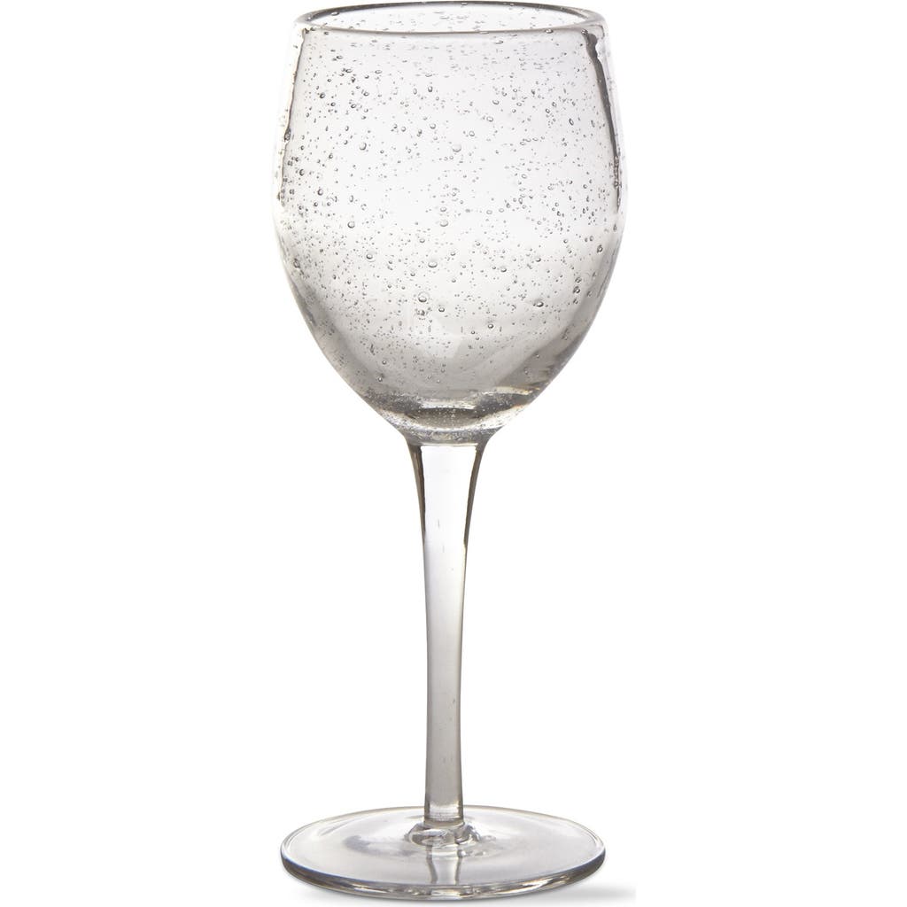 Tag Bubble Tall Wine Glass Clear Drinkware For Everyday Use In Transparent