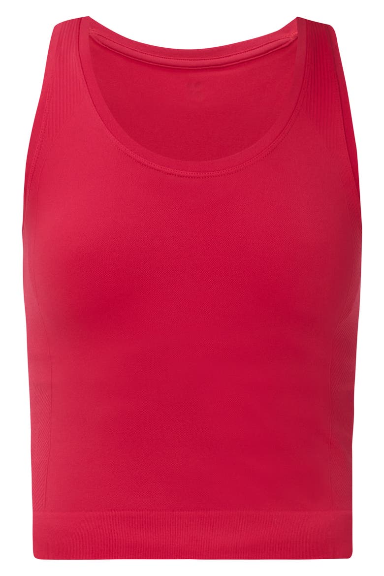 Athlete Seamless Workout Crop Tank, Alternate, color, CRIMSON RED