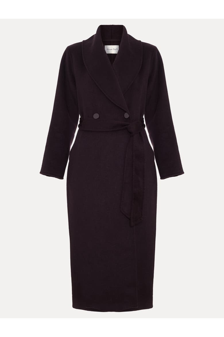 Daisy Midi Coat, Alternate, color, Brown