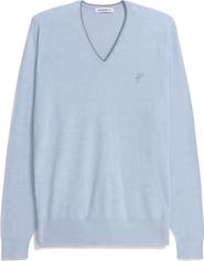 ASHWORTH GOLF Extrafine Merino Tipped V-Neck