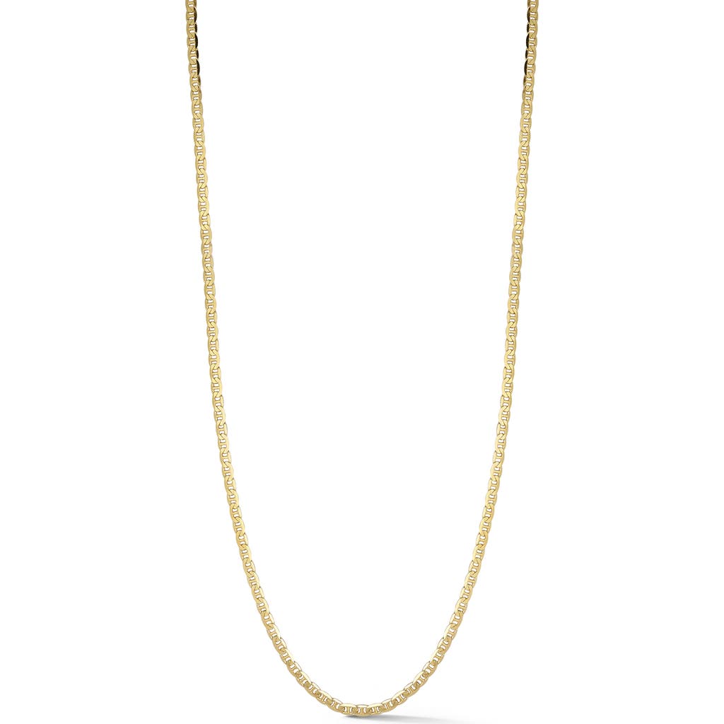 Yield Of Men 4mm Mariner Chain Necklace In Gold