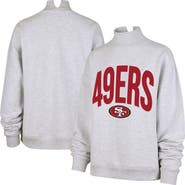 '47 Women's '47  Gray San Francisco 49ers Subtle Muse Mock Neck Sweatshirt
