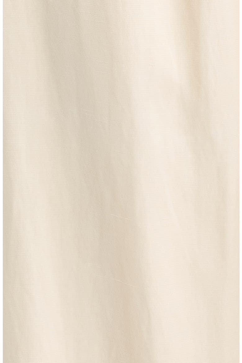 High Waist Wide Leg Linen Blend Pants, Alternate, color, CREAM