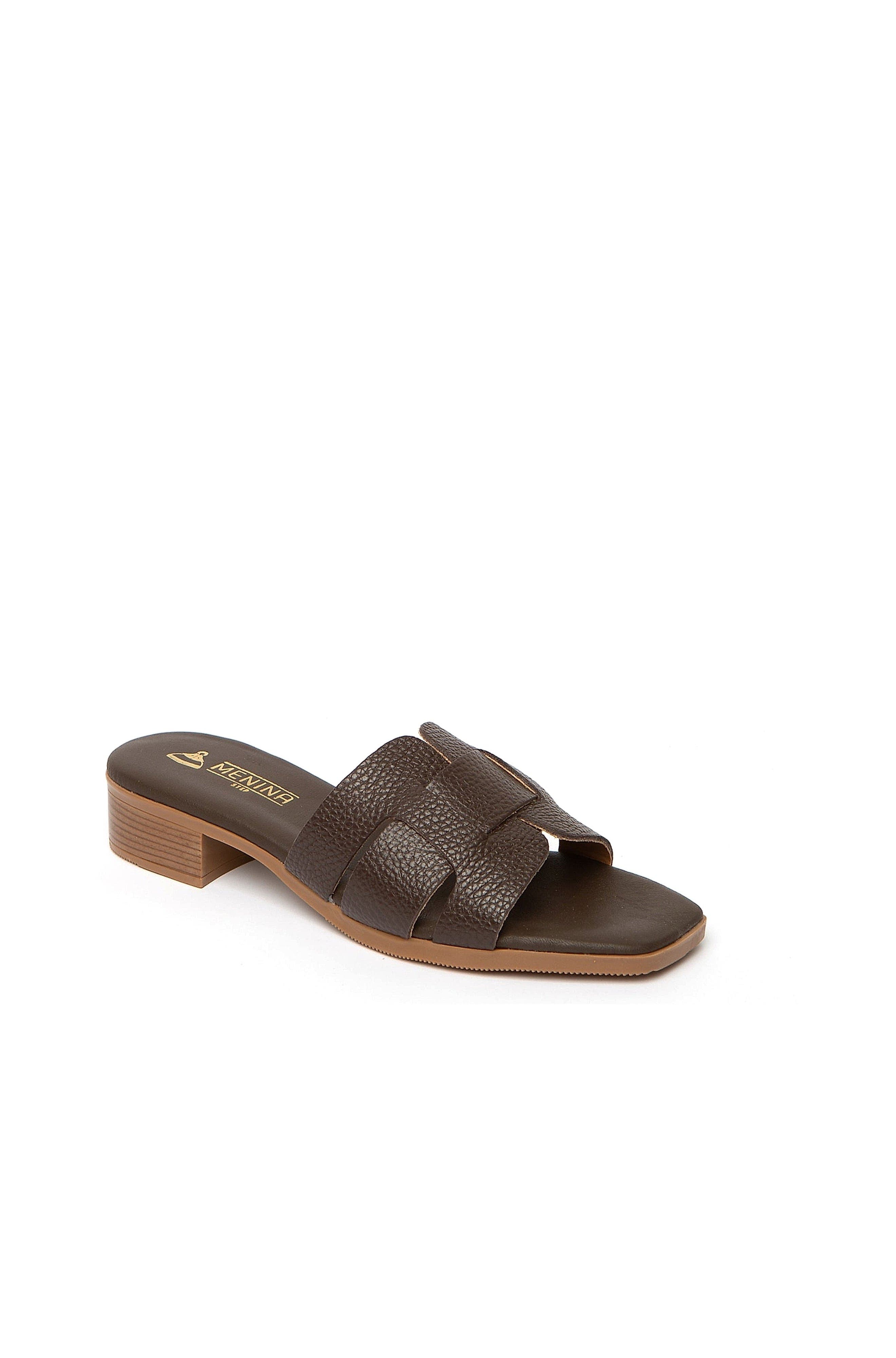Ona Heeled Sandal, Main, color, Chocolate