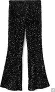 MANGO TEEN Sequin Flare Jeans