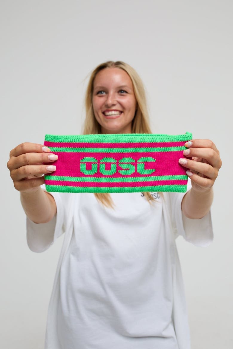 Après Headband - Green and Pink, Alternate, color, Green and Pink