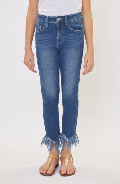 Junnie High Rise Ankle Skinny Jeans
