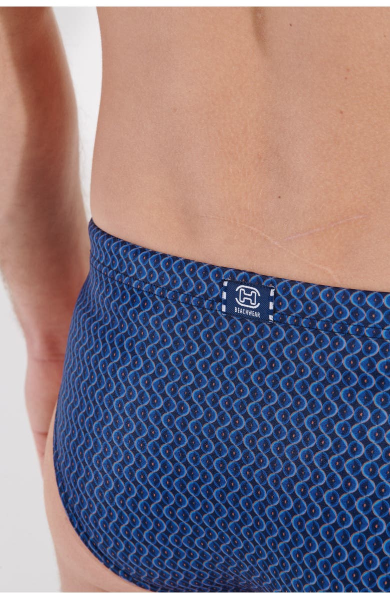 HOM Morny Swim Mini Briefs, Alternate, color, Navy Print