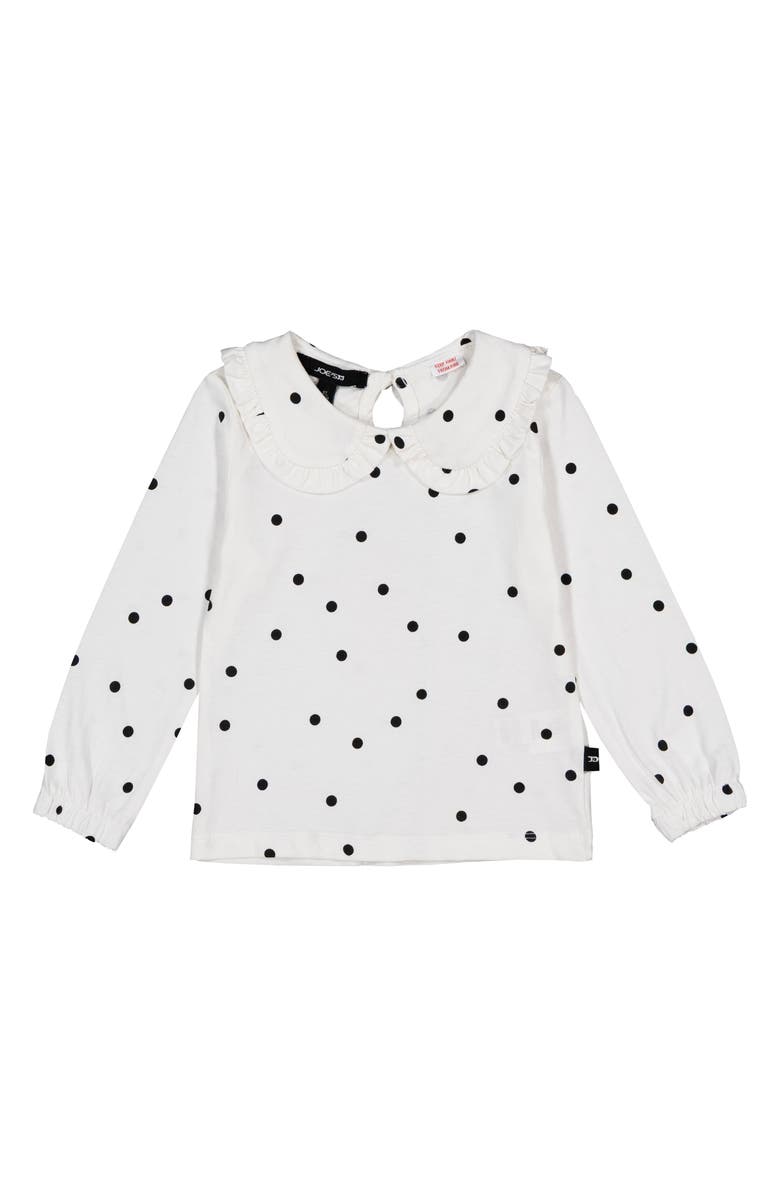 Joe's Jeans Long Sleeve Top & Overalls Set, Alternate, color, Off White