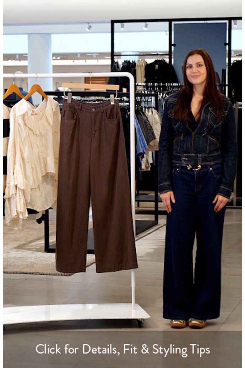 Five-Pocket Wide Leg Pants video