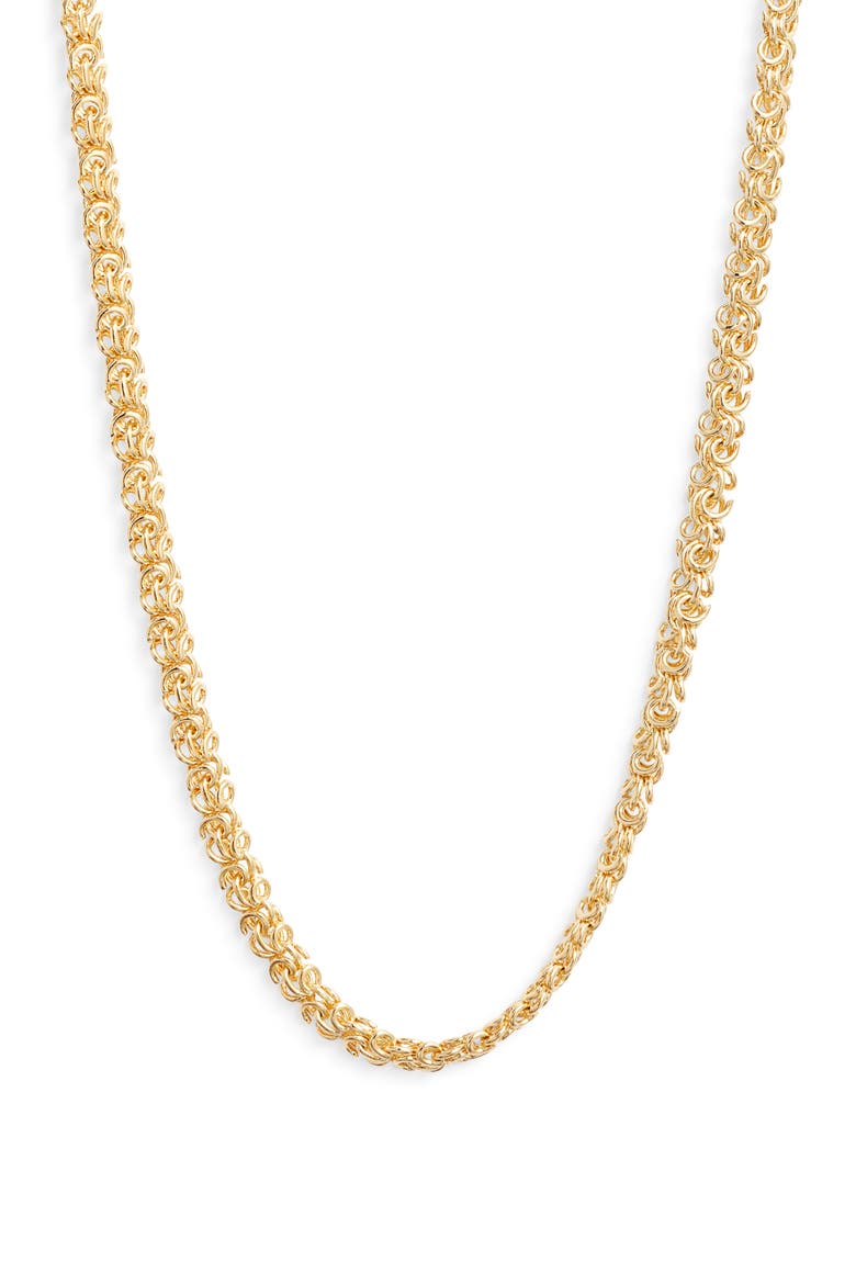 Demi Fine Fancy Chain Necklace, Main, color, 14K GOLD PLATED
