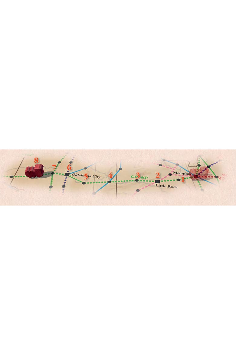 Boxcars Strategy Board Game, Alternate, color, Multicolored