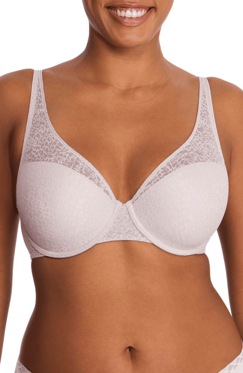 Natori Pretty Smooth Lace Underwire T-Shirt Bra, Main, color, 