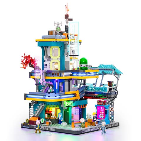 Future City Cyberpunk Mansion LED Building Set Model CP2524M