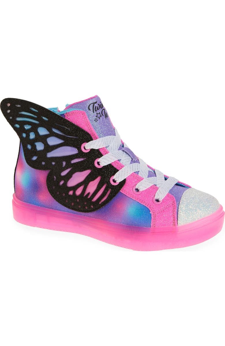 SKECHERS Kids' Twinkle Toes<sup>®</sup>: Twinkle Sparks Ice High Top Sneaker, Main, color,